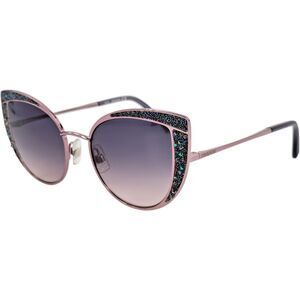 Swarovski SK0282 Womens Metal Sunglass 78B Shiny Lilac 51-19 Gray to Pink Grad